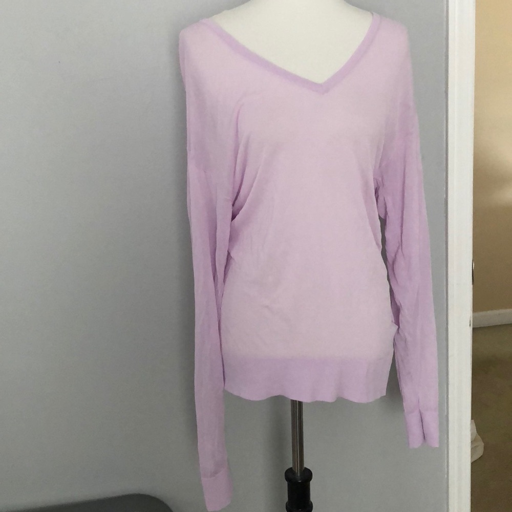 Cute Long Lavender Knit Zara Top